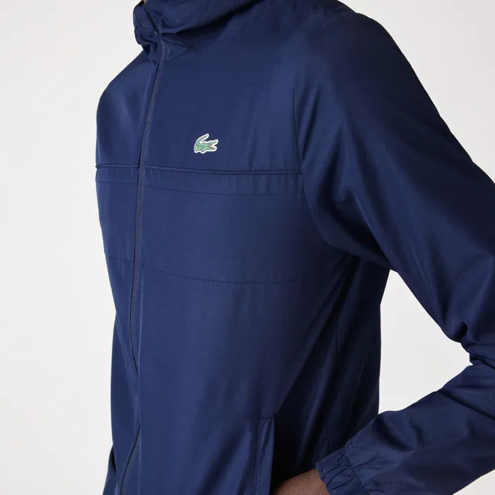 Lacoste Sport Colorblock Hooded Trainingspak Heren