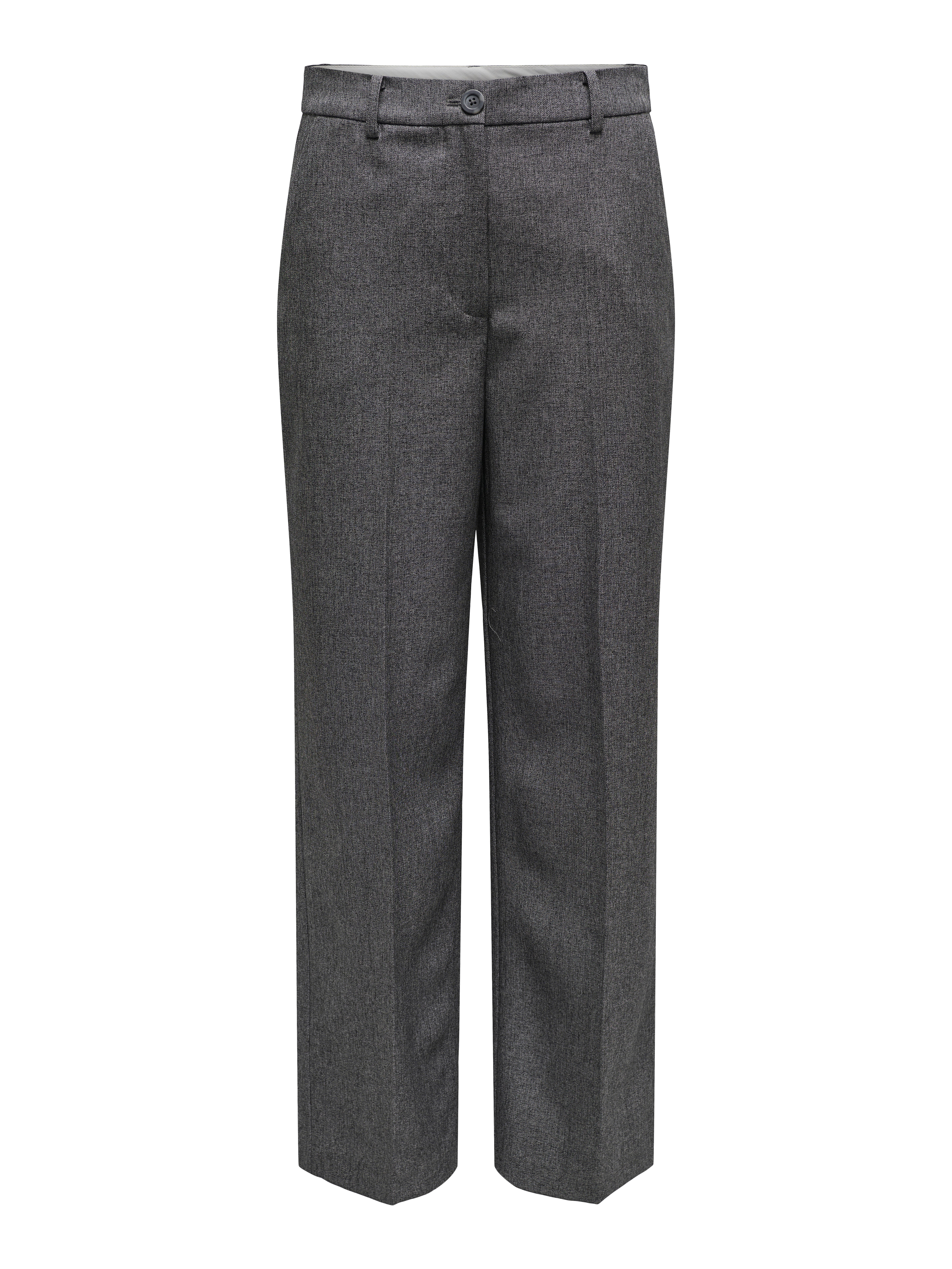 JDYBLOOM Hohe Taille Verjüngt Hose mit weitem Beinschnitt Black