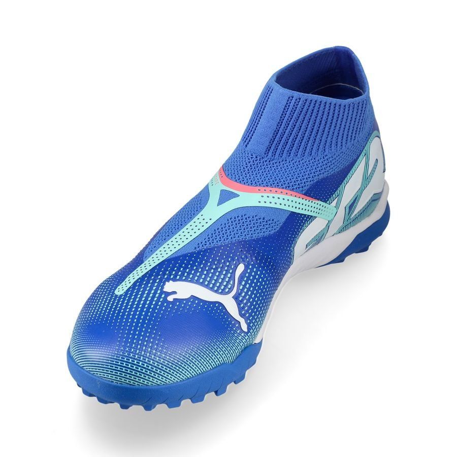 PUMA Future 7 Match   Laceless TT Formula - Bleu/Blanc/Bleu