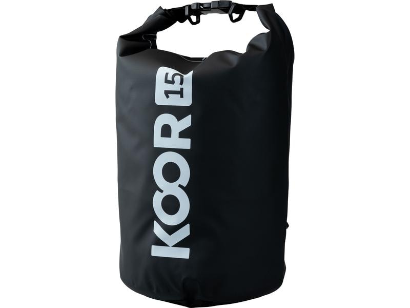 KOOR Dry Bag Zaaino Schwarz 15 l Wasserdichter Schwimmsack
