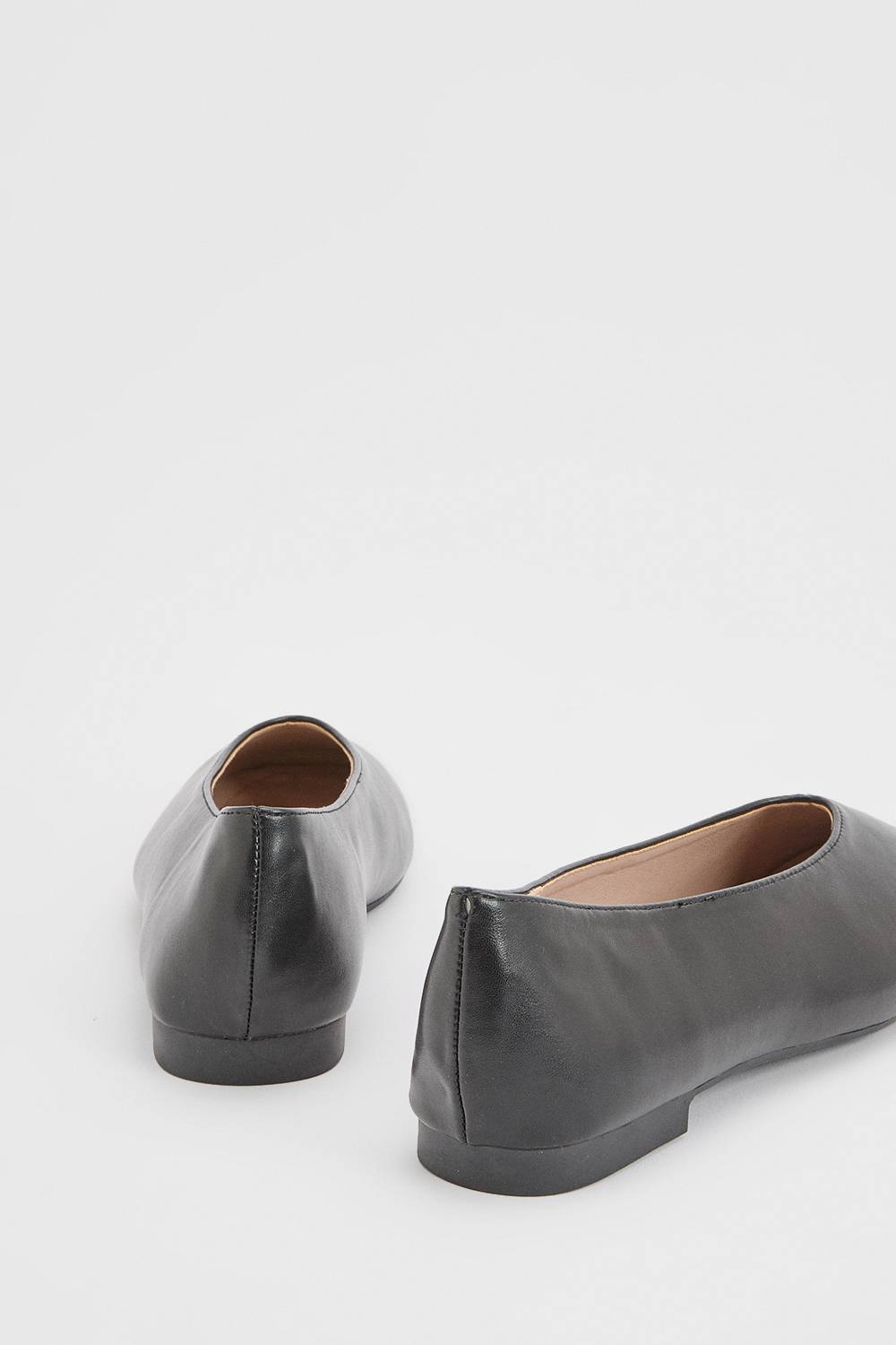 Oasis Ballerines Seraphina En Synthétiquecuir À Bout Carré Et Coupe Haute Rembourrées