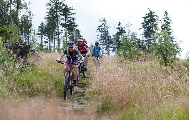 Mountainbike Tour mit Übernachtung im Bayerwald als Geschenk