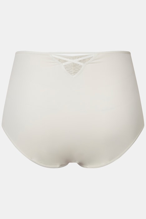 Maxislip, Spitzen-Einsatz, High Waist