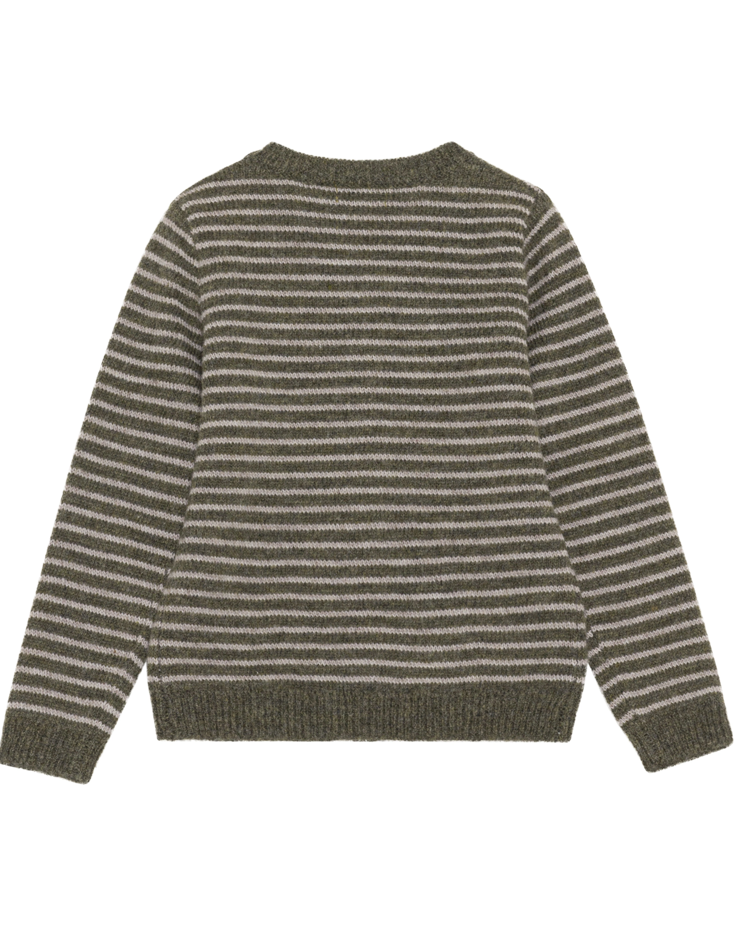 Cardigan BOBBIE STRIPES mit Wolle in four leave clover
