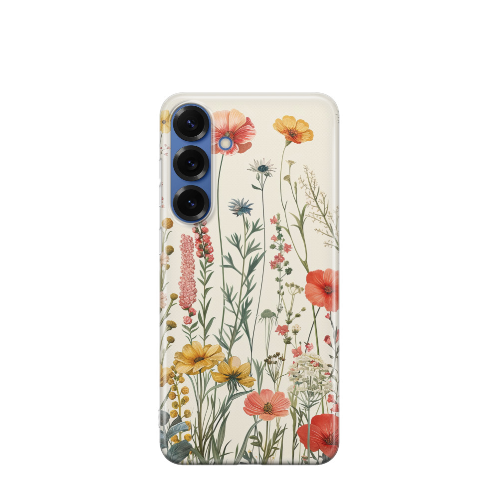 Samsung Galaxy S25 Plus Gummi Hülle Blühender Tanz - Versch. Farben