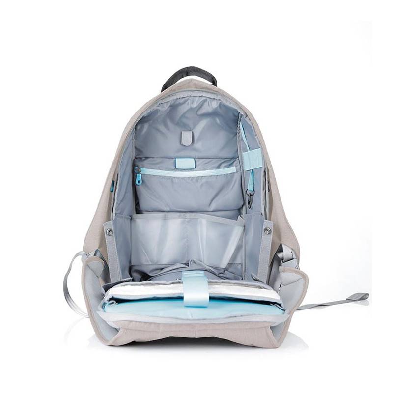 Sac à dos connecté antivol ordinateur 15 pouces Metrobag 13.6 Litres Champagne