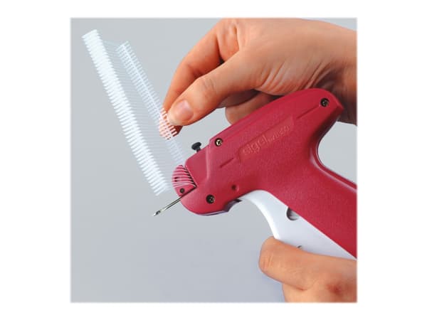 Sigel - Merkefesteanordninger - 25 mm - nylon - gjennomsiktig - pakke av 2000 - for P/N: ZB300