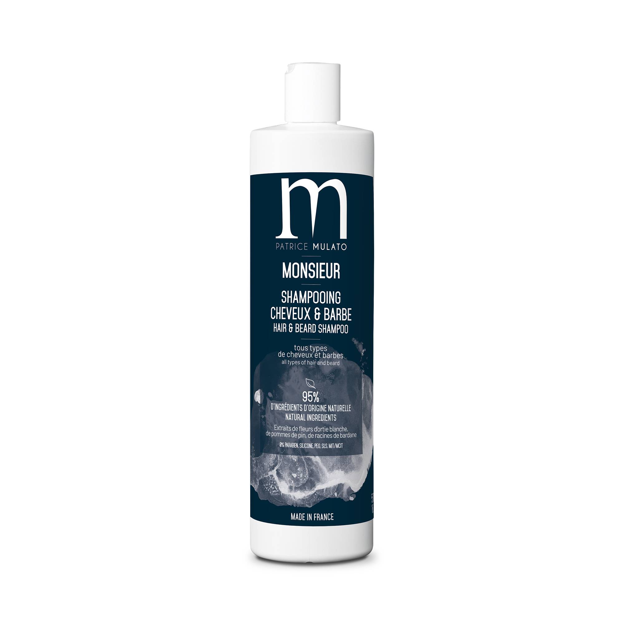Shampoing cheveux et barbe Monsieur / 500ml