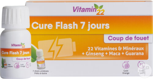 Vitamin'22 Cure Flash 7 Jours Orange Flacons 7x30ml