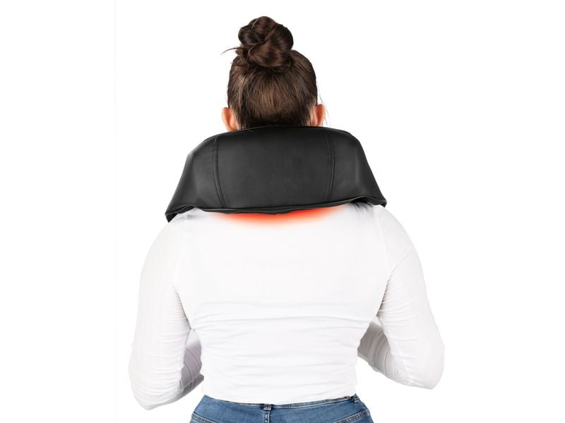 VITALmaxx Nacken-Massagekissen 12 V, Schwarz Shiatsu-Massagegerät