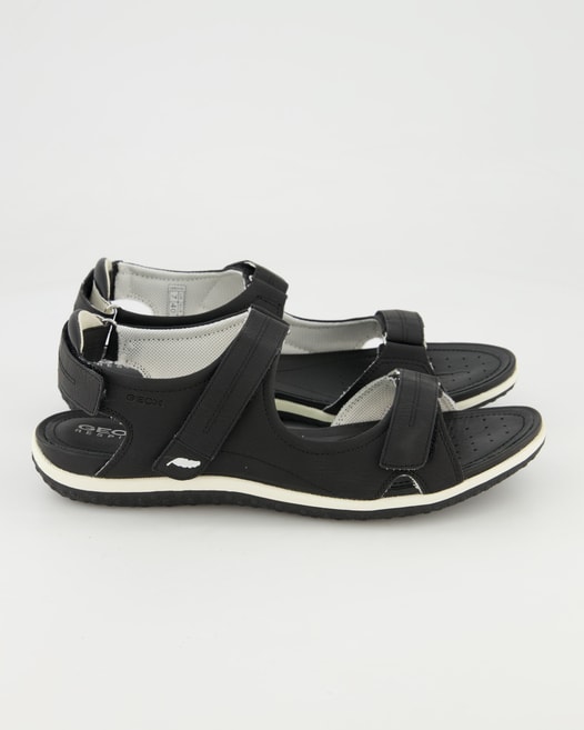 Geox SAND.VEGA A - NBK SYNT.LEA Sandalen in Schwarz