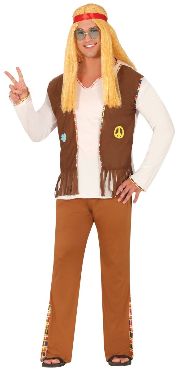 Hippie Kostuum Bruin
