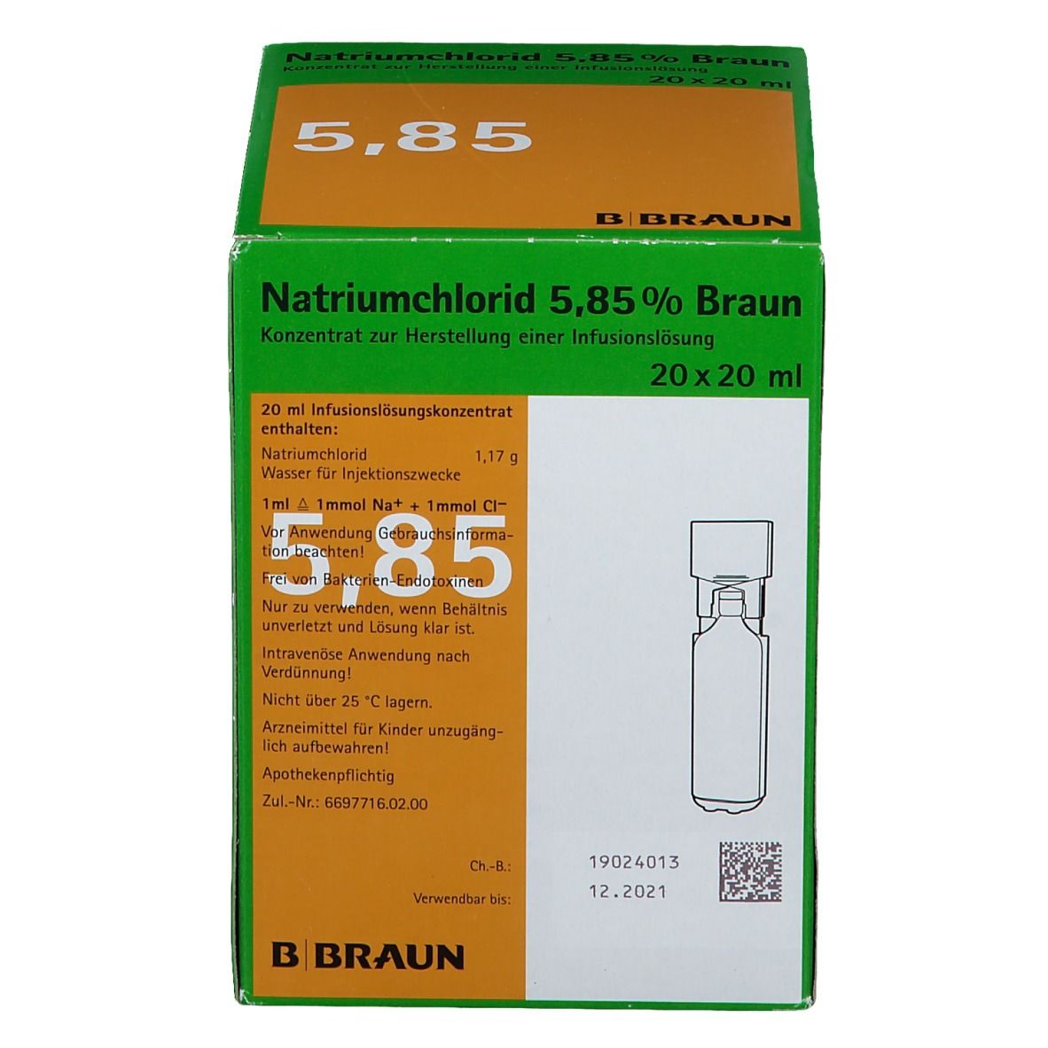 Natriumchlorid 5,85 % Braun Mini-Plasco® connect