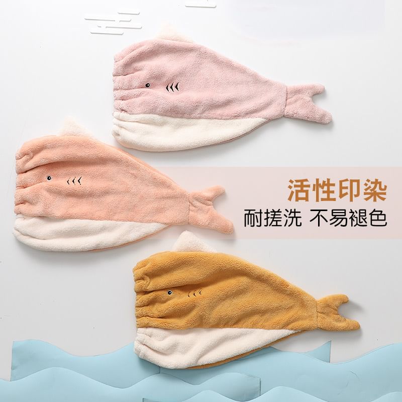 Choyu - Vis Koraal Fleece Haarhanddoek