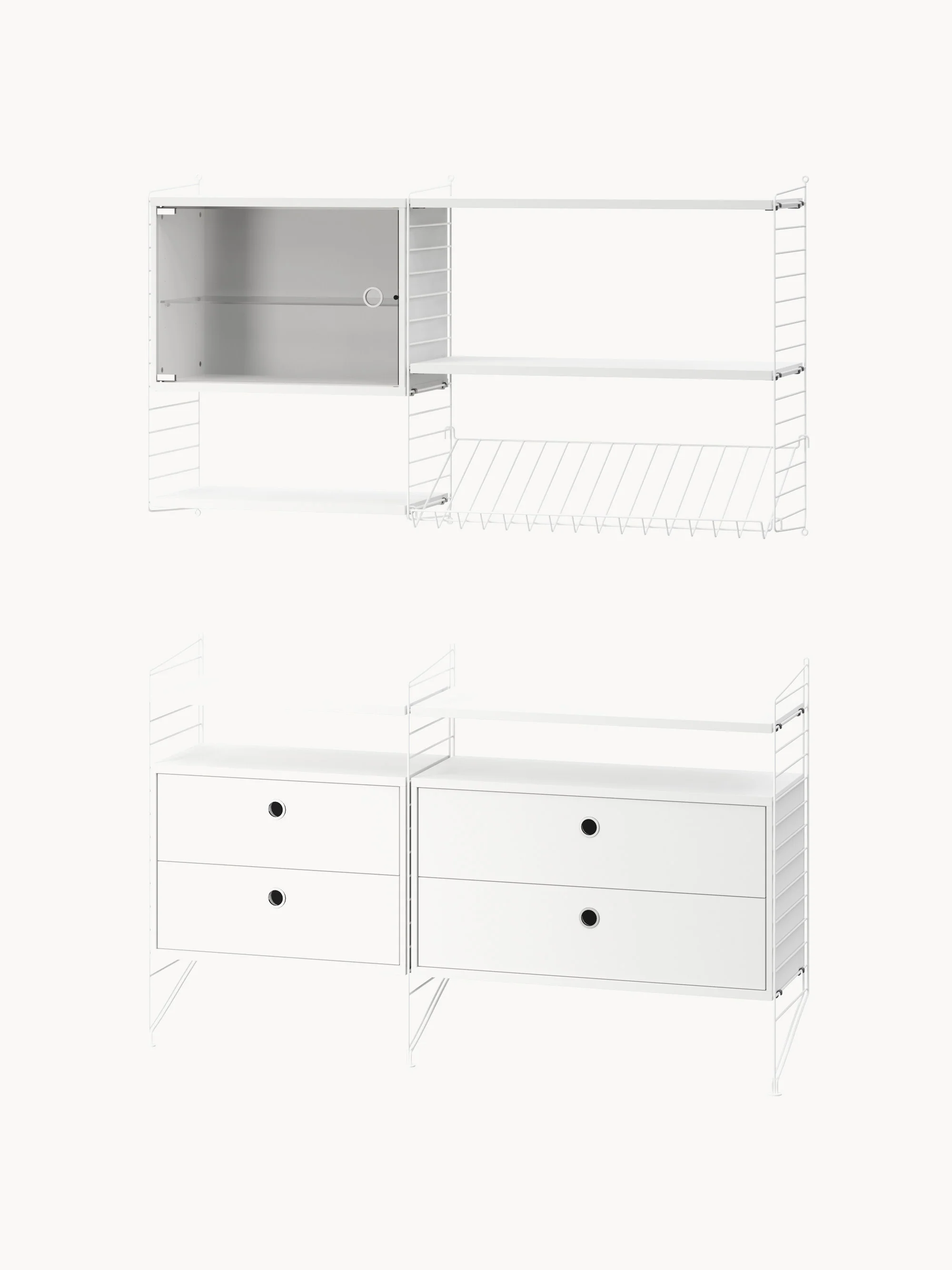 Kast String System met lades
