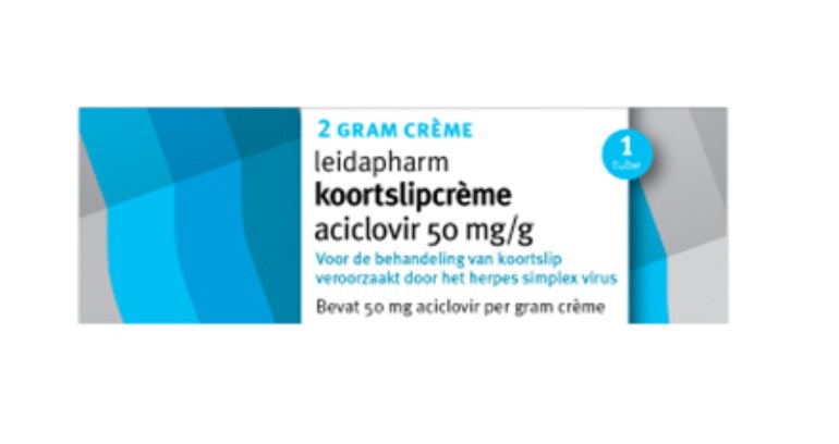 Leidapharm Koortslipcreme Aciclovir 2g