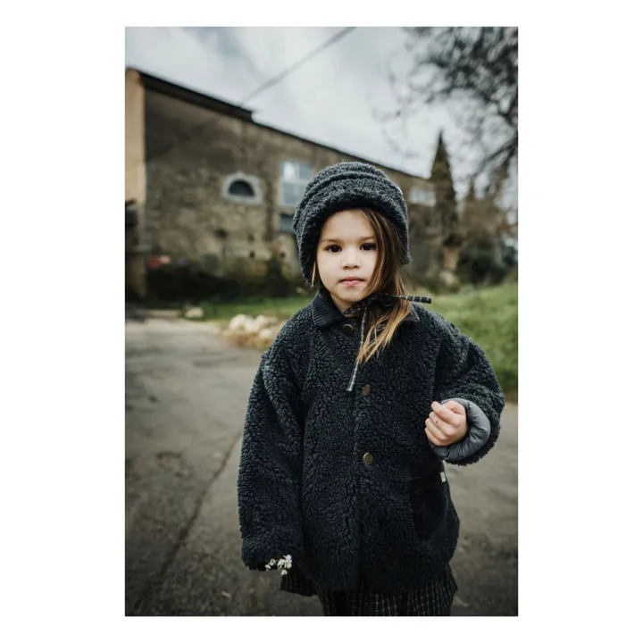 Lilinoa Manteau Façon Fourrure Armance | Gris