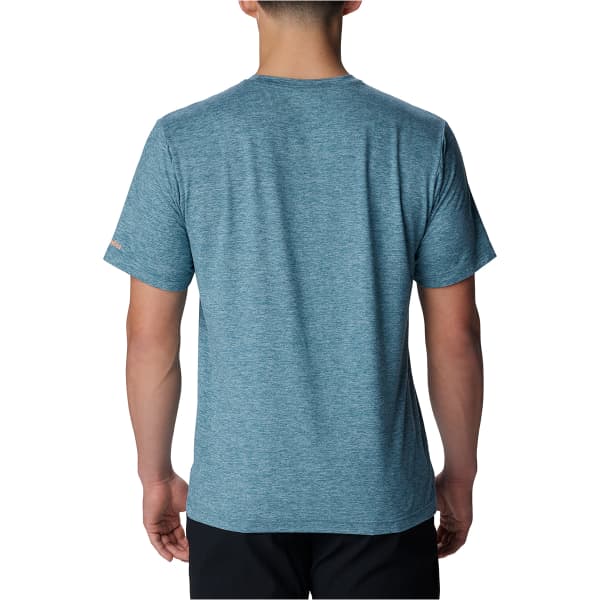 T-shirt randonnée COLUMBIA KWICK HIKE GRAPHIC SHORT SLEEVE TEE CLOUDBURST HEATHER/TESTED TOUGH PDX