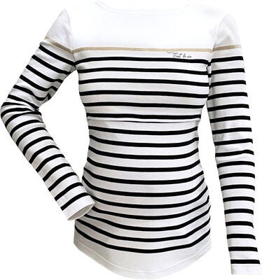 Cache Cœur CROZON Gravid- og Ammetopp Sailor, White/Marine