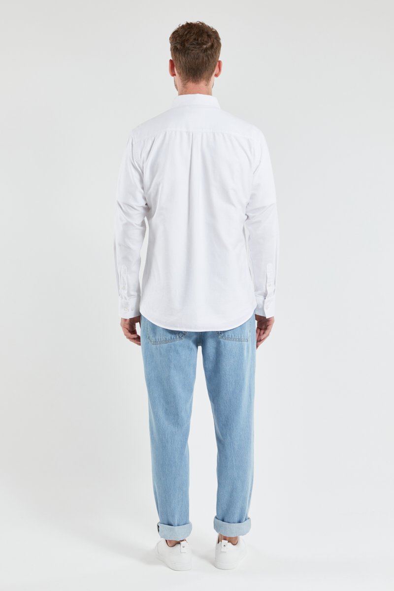 Chemise coupe droite - coton