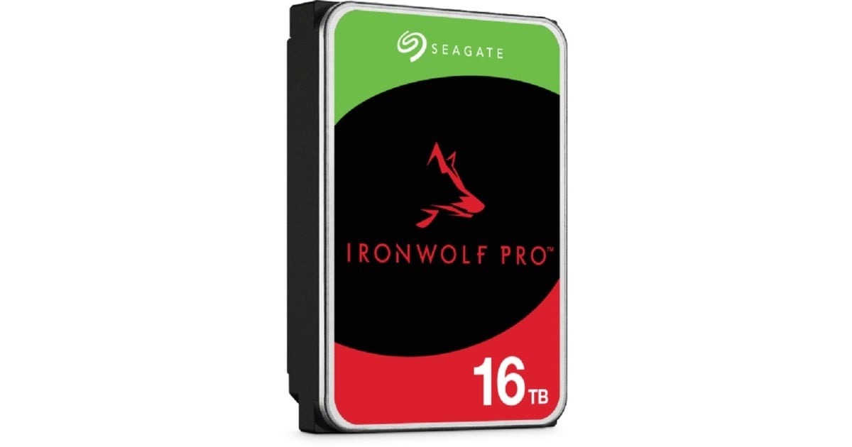 SeagateIronWolf Pro 16 TB harde schijf  (ST16000NT001, SATA/600, 24/7)