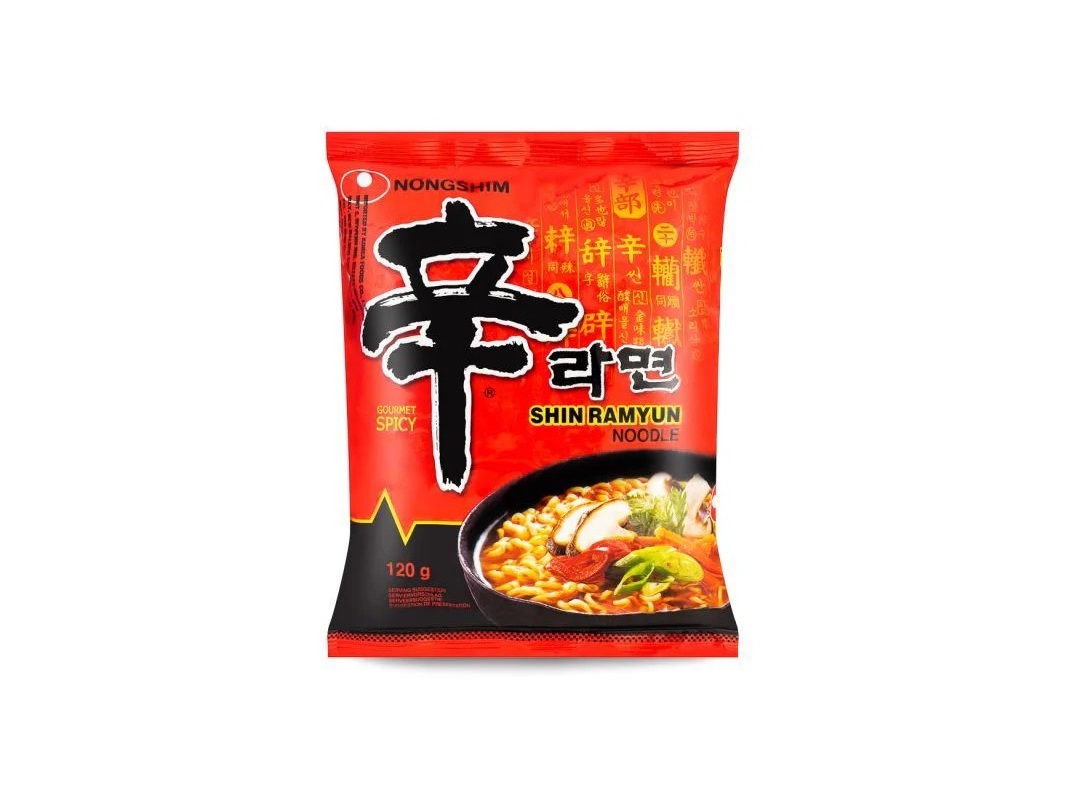 NOODLES NONGSHIM SPICY SHIN RAMYUN 120G