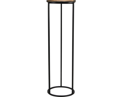 Lafiora metalen decoratieve tafelplantenstandaard, 80 cm hoog, zwart