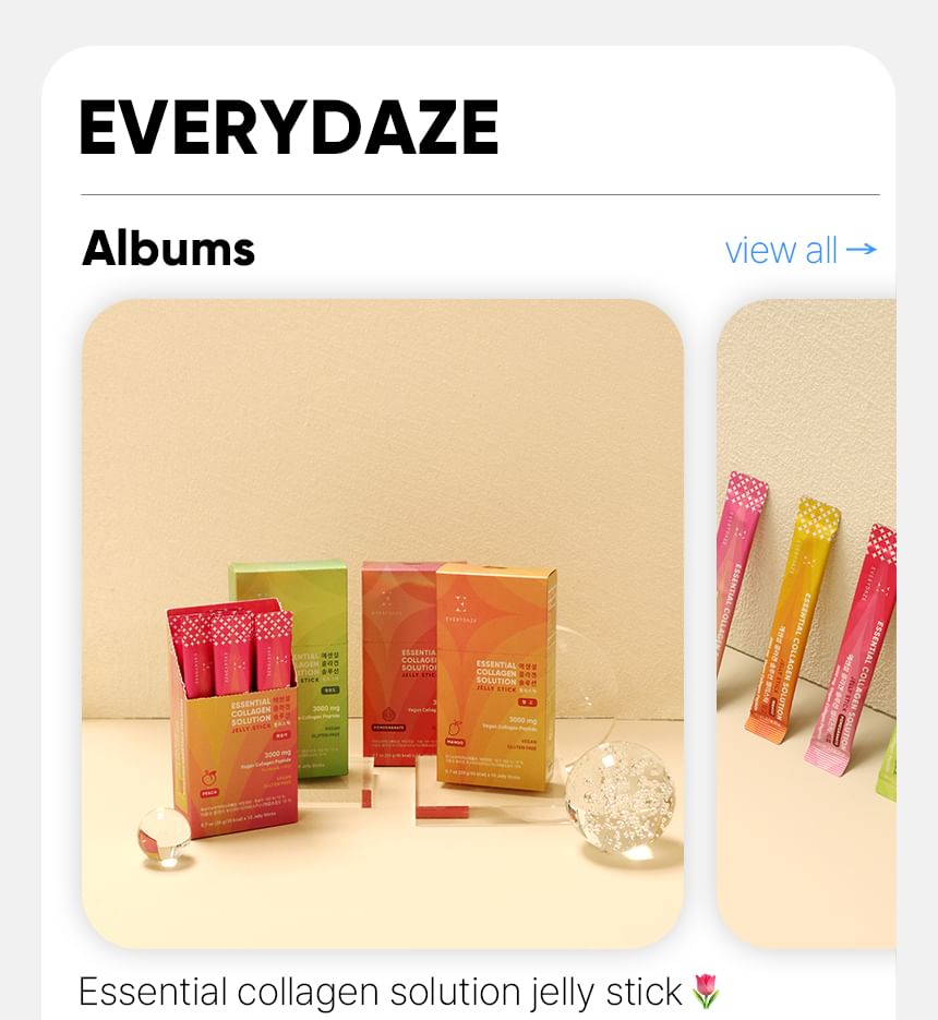 EVERYDAZE - Essential Collagen Solution Jelly Stick Bundelset - 4 Soorten