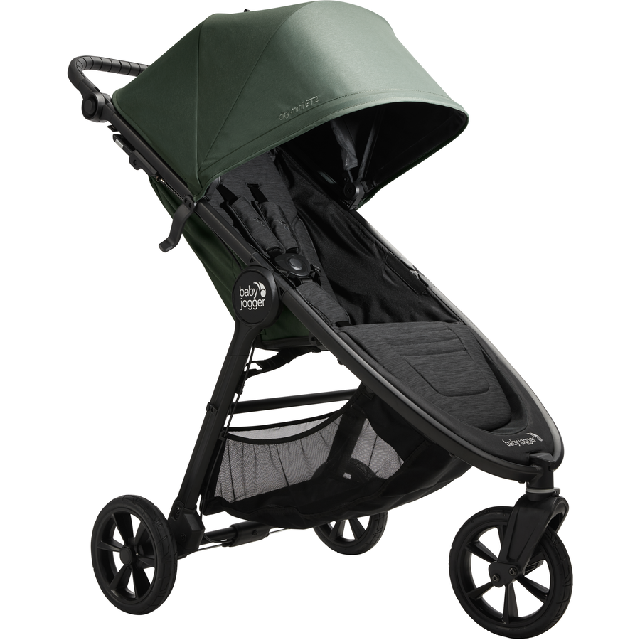baby jogger Kombi-Kinderwagen City Mini GT2 Briar Green inklusive Babywanne und Sicherheitsbügel