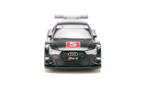 Siku SIKU 1580, Audi RS 5 racing car, metal/plastic, multicolored, large rear wing, toy car for children