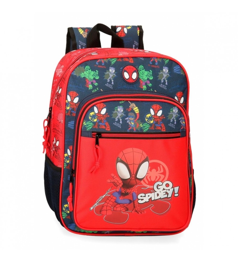 Joumma Bags Mochila Escolar Go Spidey rojo  -30x38x12cm-