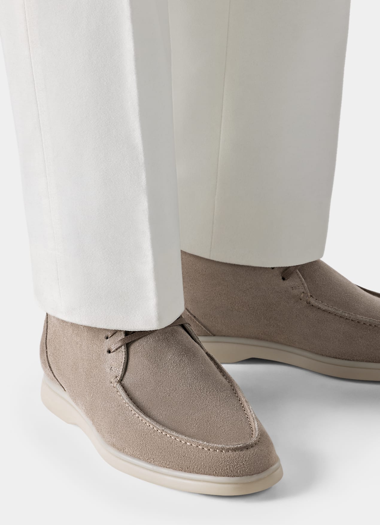 Bottines chukka marron clair