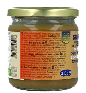 Monki Biologische Zonnebloempasta Met Zeezout 330GR