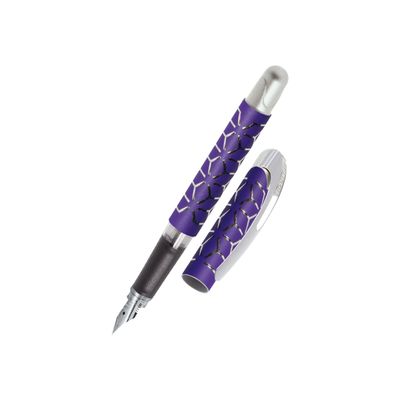 Online College Style - Stylo plume - violet/argent
