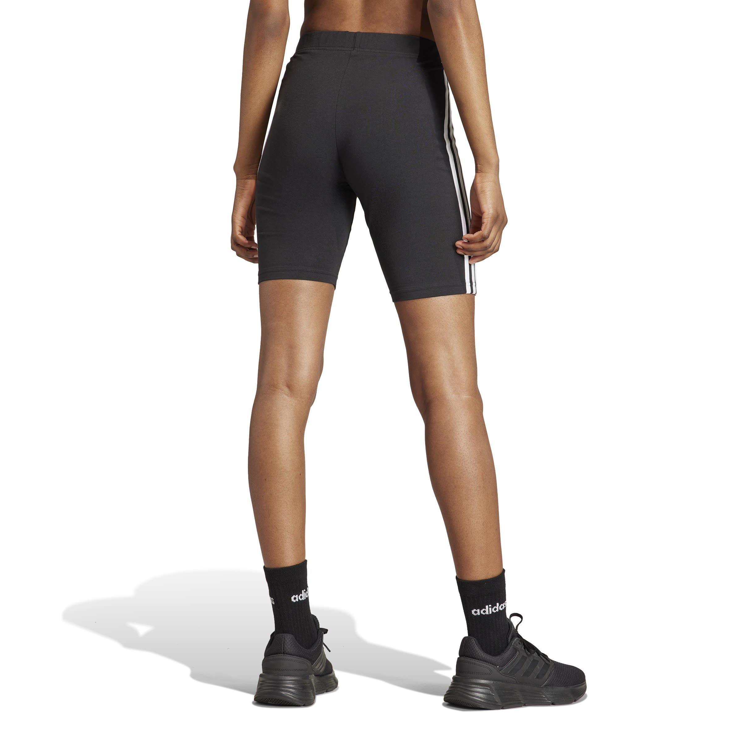 adidas Essentials 3 Stripe Biker Shorts Womens