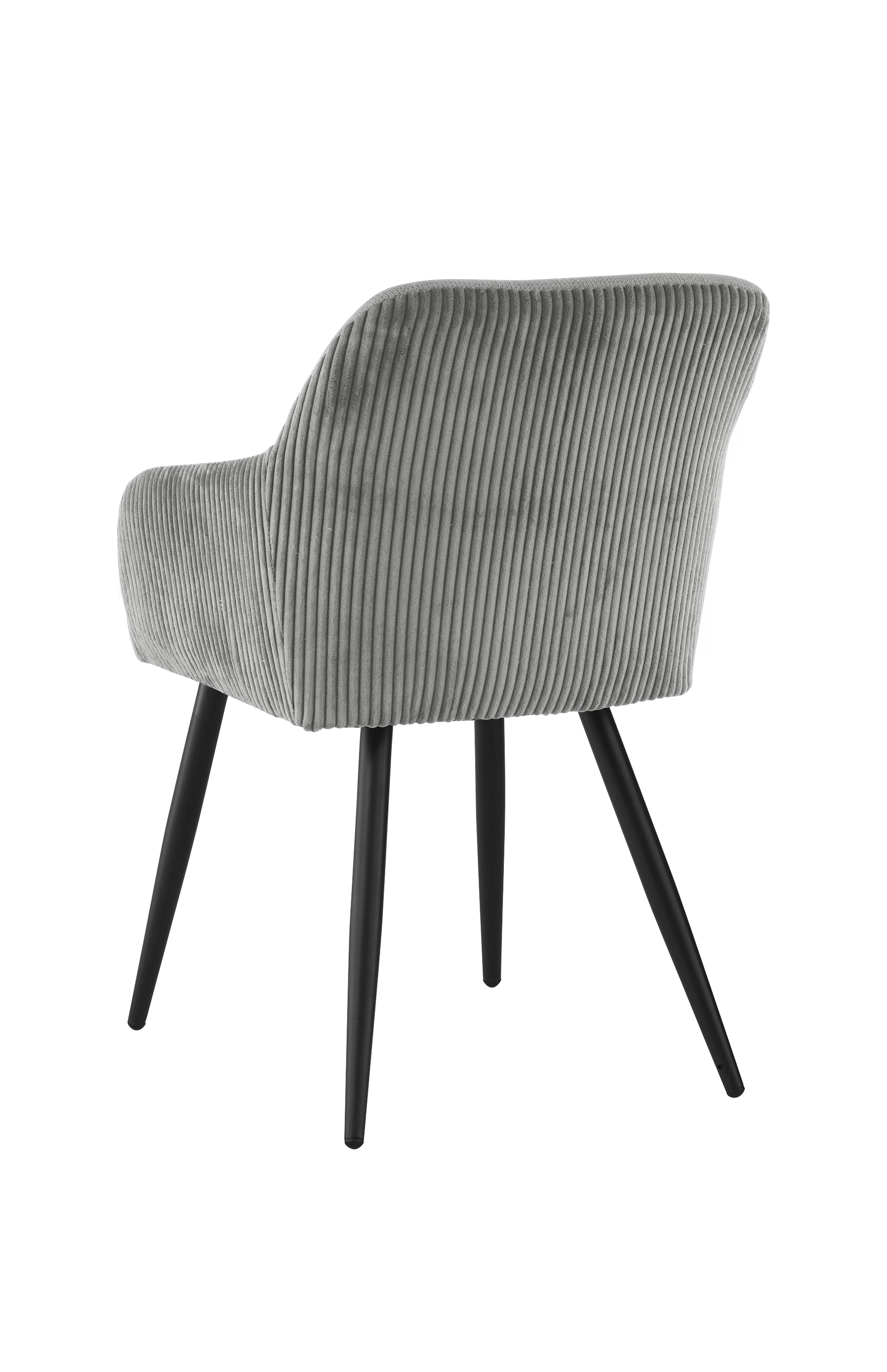 BETTY FAUTEUIL GRIS BI MATIERE