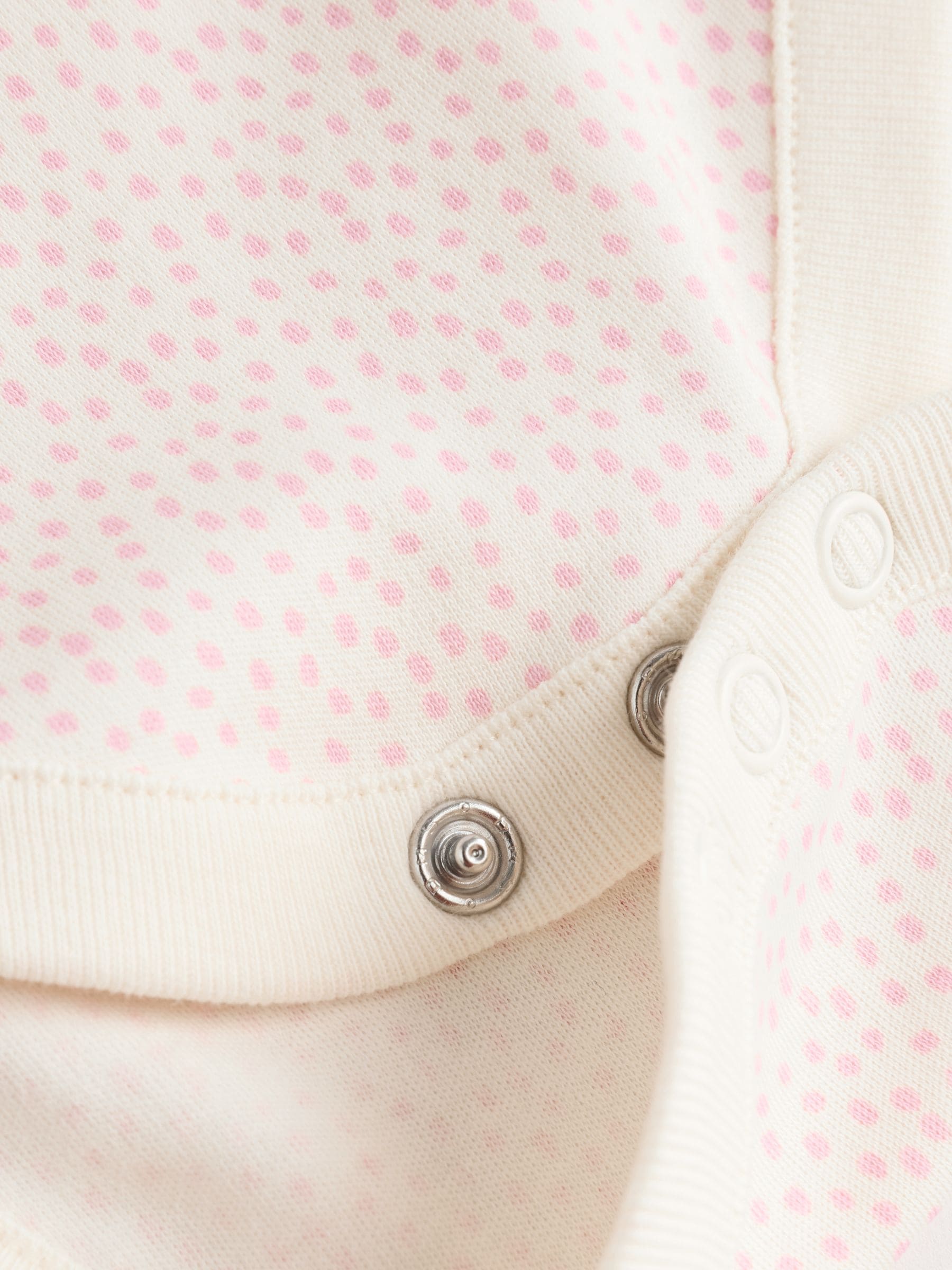 Roze - Set van 5 rompers met lange mouwen
