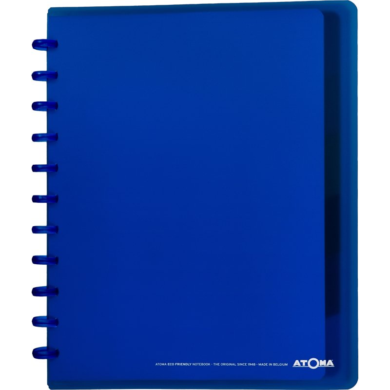Cahier spirale Atoma 24 x 29,7 cm- blanc ligné - 120 pages