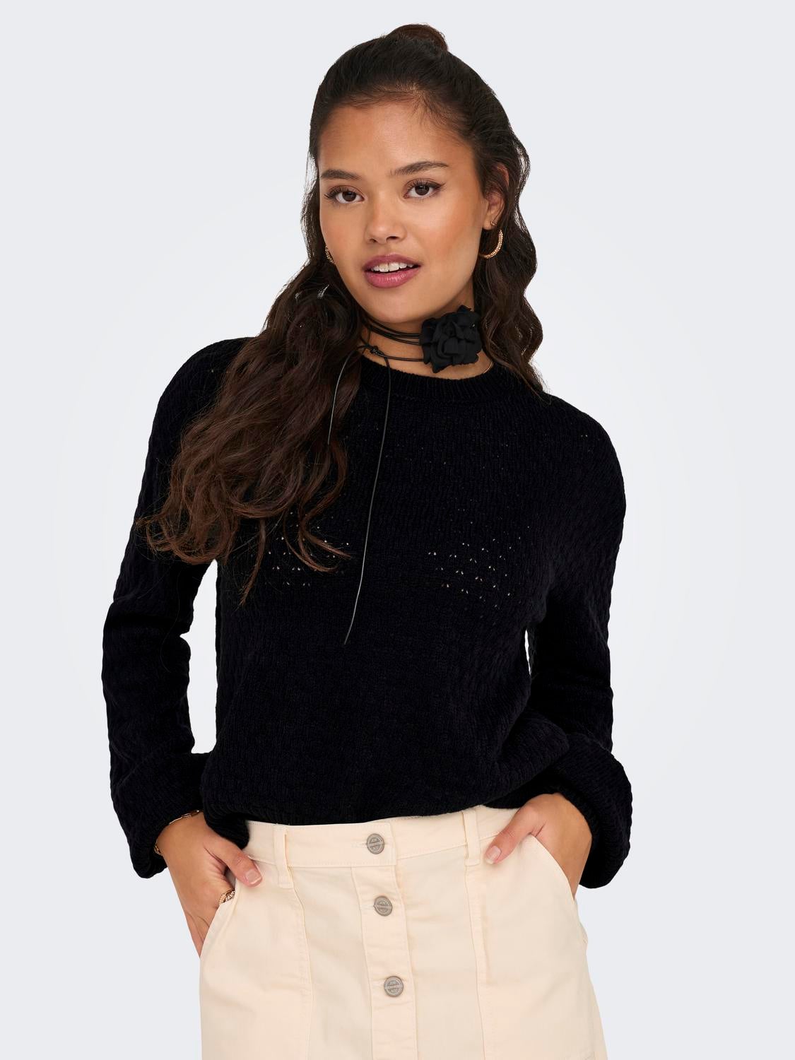 JDYLIANA Strickpullover Sky Captain