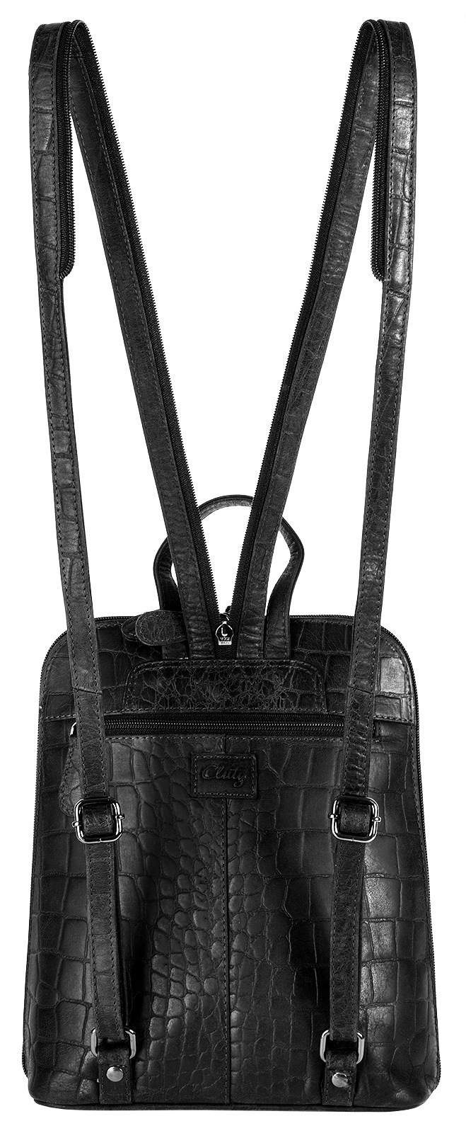 Cluty Cityrucksack echt Leder