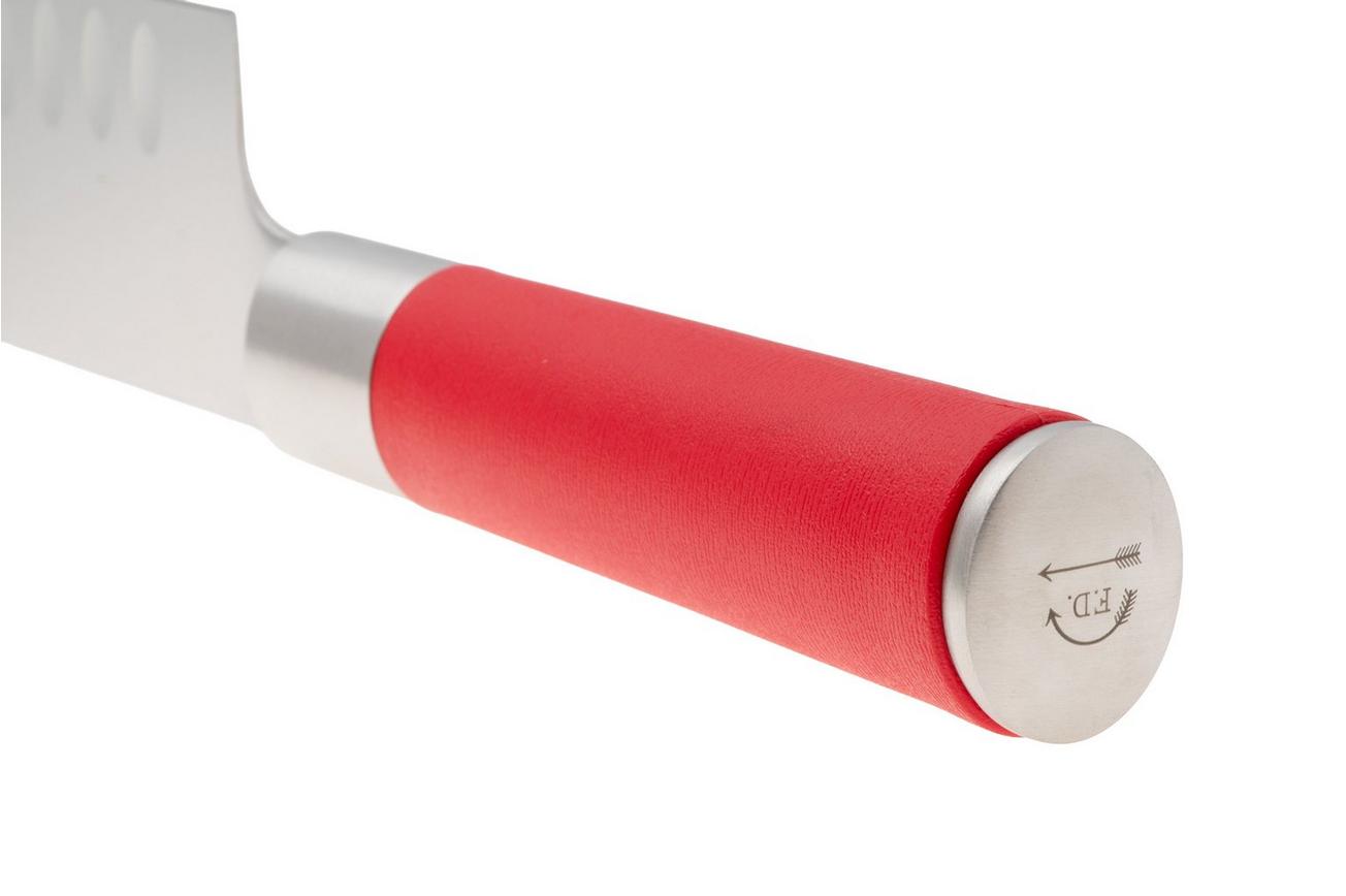 F. Dick Red Spirit 81742182K santoku met kuiltjes, 18 cm