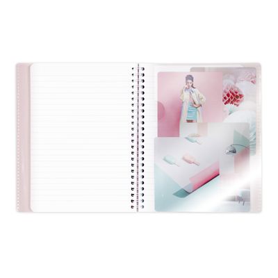 Clairefontaine Koverbook - Cahier polypro A5 - 160 pages - petits carreaux (5x5 mm) - disponible dans différentes couleurs pastels