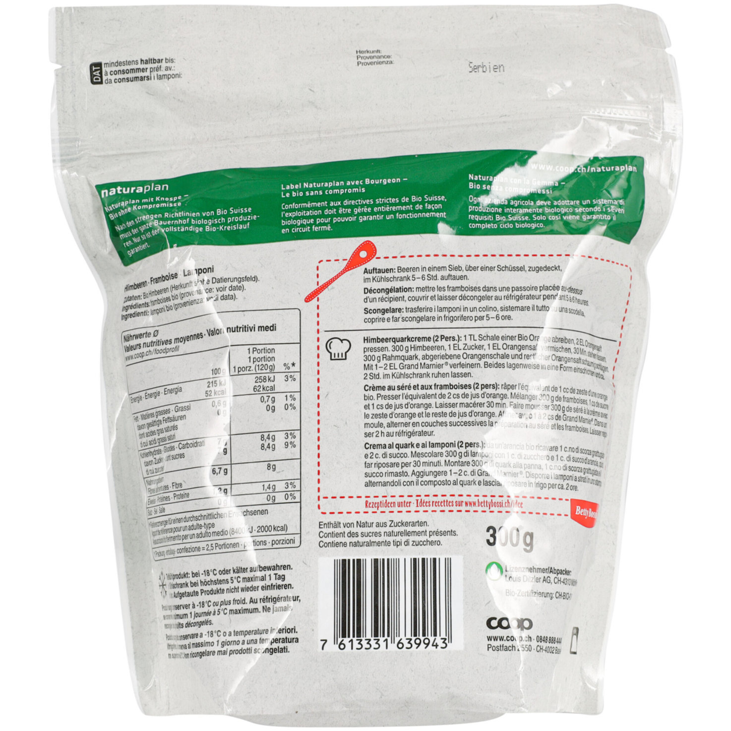 Naturaplan Bio Himbeeren -