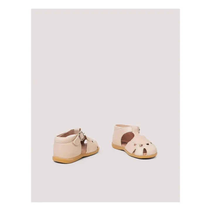 Petit Nord Sandales Scratchs Sweatheart  | Crème