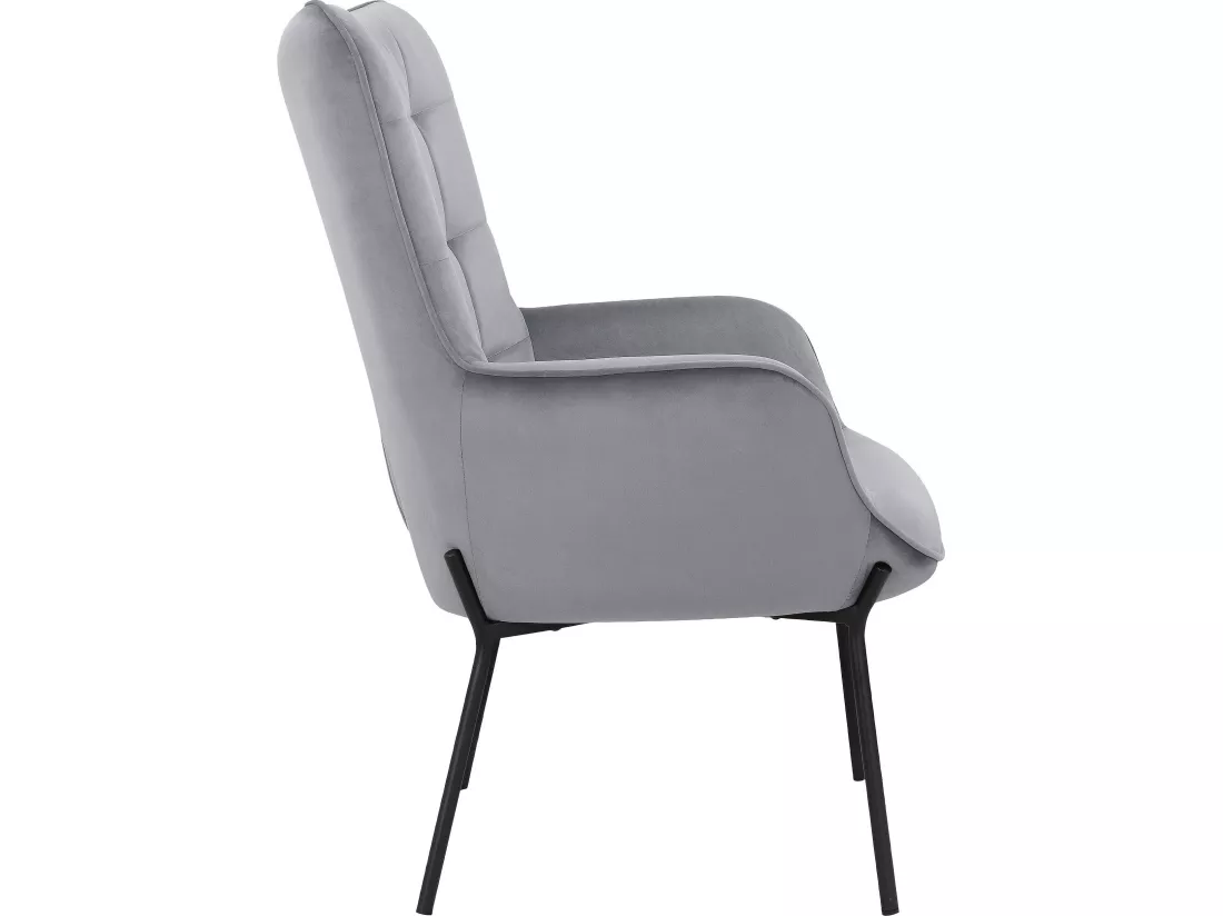 Fauteuil Boris Gris Clair Stax