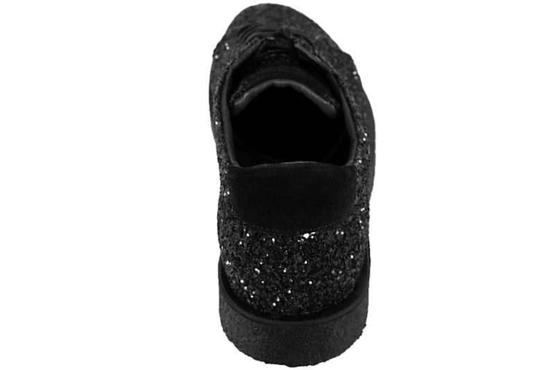 ANGULUS GLITTERSKO MED SORT GLIMMER