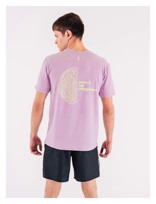 Maillot manches courtes Circle Iconic Manifesto Lilas