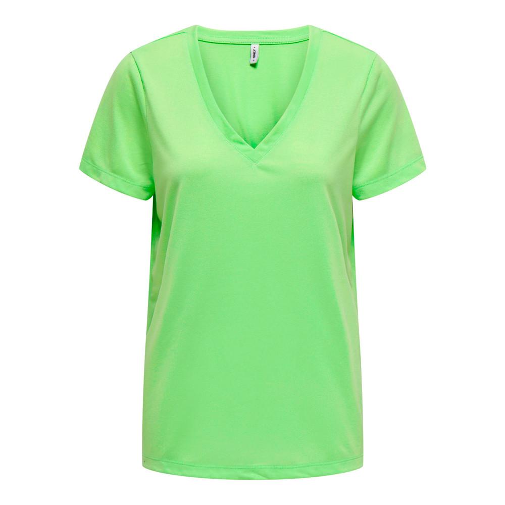 Only T-Shirt Vert Femme Only Viva