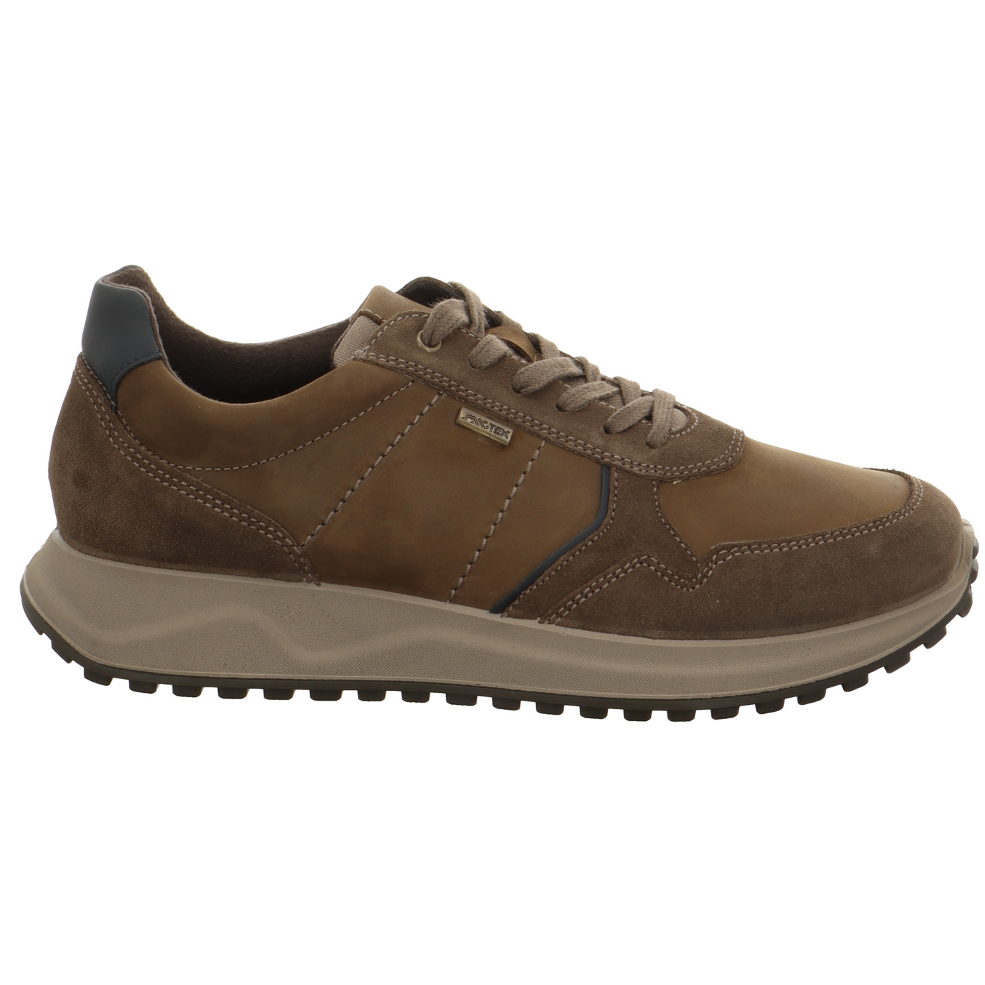 Schnürschuh beige