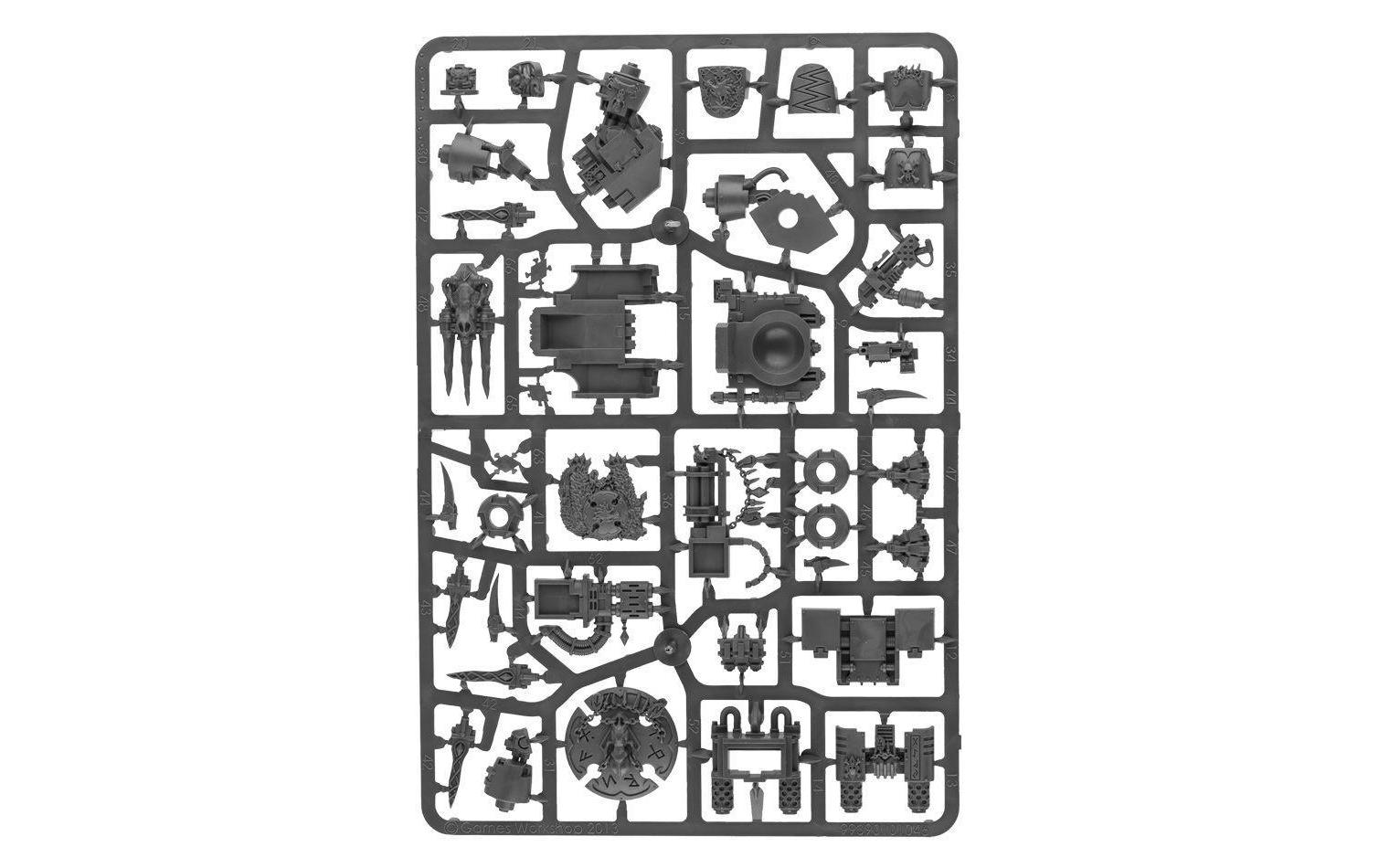 Figur Warhammer 40.000 Space Wolves Venerable DreadnoughtBausatz für 1 Figur
